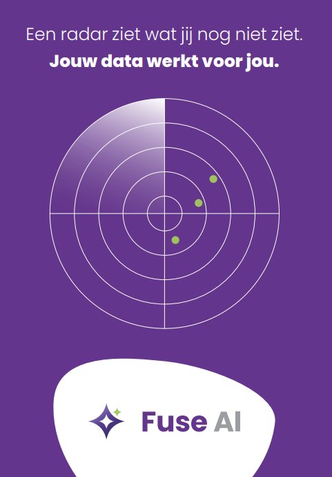 De radarkaart uit de mailing: een radar ziet wat jij nog niet ziet